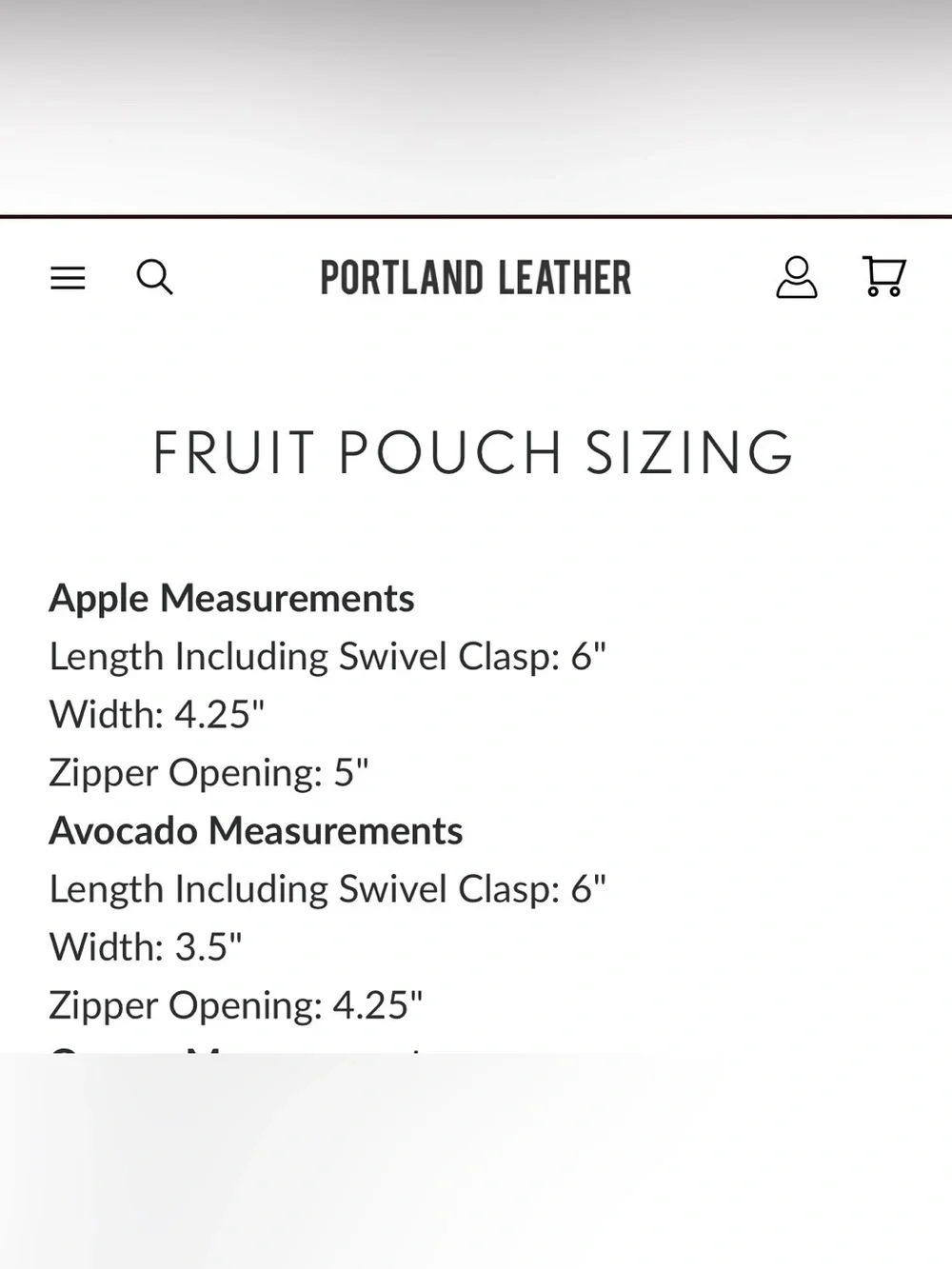 Portland Leather Avocado Zipper Pouch